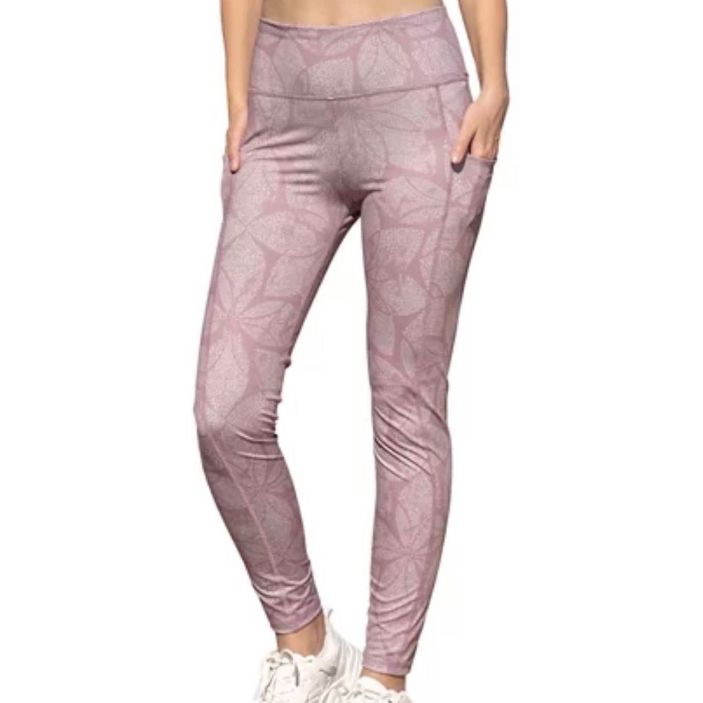 NWT San Francisco City Lights Lotus Dot Leggings, Orchid Pink - Medium